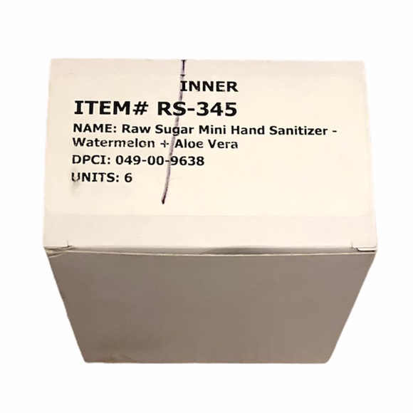 Raw Sugar Bath 62 Oz Raw Sugar Watermelon Aloe Hand Sanitizers